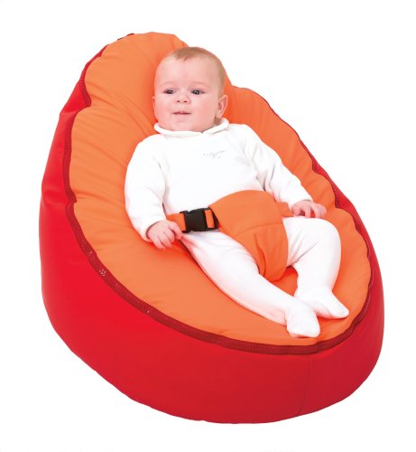Doomoo Seat SJ SR1 - multifunktionaler Sitzsack, Farbe rot / orange (red / orange)