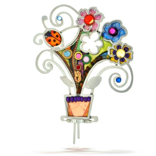 Flowers in a Pot Pin from the Artazia Collection #282 GP