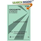 Nonparametric Statistics: An Introduction (Quantitative Applications in the Social... by Jean D. Gibbons