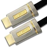 5m New Xo Platinum Hdmi Cable For Xbox 360 Sony Play Station 3 ps3 Dvd Blu ray Hdtv full Hd 1080p New 13b Version High speed 102gps Sound Vision 5 Metre rrp £2899 Cat2 Rated