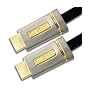 1M NEW XO PLATINUM HDMI Cable for XBOX 360, SONY PLAY STATION 3 (PS3), DVD, BLU-RAY, HDTV *FULL HD 1080p New 1.3c / 1.4 Version High-Speed 15.2GPS* Sound & Vision 1 METRE {R.R.P £19.99} Cat2 Rated