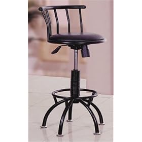 Click here to buy 1 24 - 29 Adjustable Black Swivel Barstool Bar Stool .