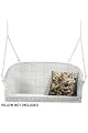 All - weather Double Porch Swing, DOUBLE, WHITE