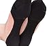 CAcB Women's Lowest Cut Liner Dresses Socks w/Forefoot Cushion & Silicone Heel