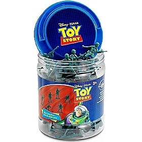 Disney / Pixar Toy Story Exclusive Green Army Men Canister