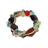 Multi Colored Glass Crystal Bracelet Fashion Jewelry