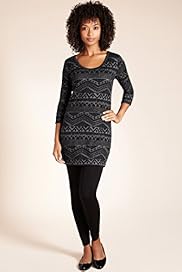 34 Sleeve Aztec Print Tunic