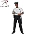 Rothco Short Sleeve Uniform Shirt (US, Alpha, Medium, Regular, Regular, White)