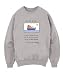Edward Monkton - Zen Dog - Light Steel Heavyweight Crewneck Sweatshirt