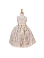 A-line Chiffon/Satin  Dress With a Ribbon  and a Sash 