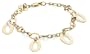 14k Yellow Gold Geometric Fashion Bracelet, 7.25"