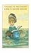 There is Nothing Like a Good Book, Girl Reading in Bowl Children Art Poster Print, 11...