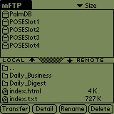 mFTP downloadable Software