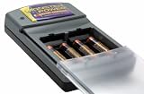 Monster Cable MB 4-DCRC AAA Ultra-High Capacity PowerCell Power 4-Pack, with Digital Charger