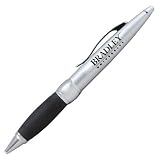 Bradley Braves Brushed Silver Twist Ballpoint Pen
