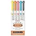 Zebra Highlighter Mildliner, 5 Friendly Color Set (WKT7-N-5C)