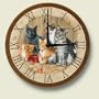 Cat kitten COUNTRY kitchen WALL CLOCK home decor art NU