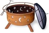 Sojoe Rustic Firepit-stars & Moon