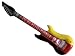 Oramics Aufblasbare Gitarre Luftgitarre in Deutschland-Flage Design - Fan Artikel - ca. 100cm