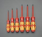 エスコ 6本組[TORX]ドライバー(絶縁) EA560WT