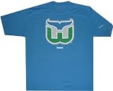 Hartford Whalers Throwback Reebok Light Blue Pro Style T Shirt