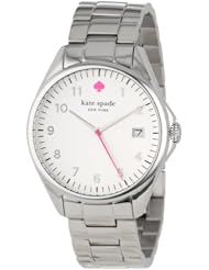 kate spade new york Womens 1YRU0029 Large Stainless Seaport Watch