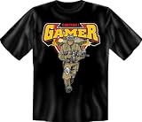Shirt Zauber Fun T-Shirt - Caution! GAMER