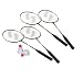 Sportcraft Four Player Badminton Racket Set by Sportcraft