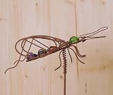 Eigenschaften Haus und Gärtchen  / Schmetterling auf Stab 17 cm