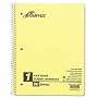 Quad Ruled Wirebound Notebook, 4 Square/Inch, 3-Holes, 8-1/2" x 11", 80 Sheet AMP25451