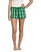 District Women's Flannel Plaid Boxer