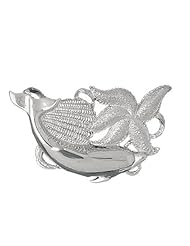 Clevereves 14K White Gold Pendant Dolphin, Starfish, and Shell 12.4 - Gram(s)
