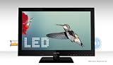 TV-DVD-Kombinationen: LED TV Kombination mit integriertem DVD Player, 24″” (61cm), randlos, das dünnste Gerät auf dem Markt
