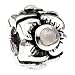 Authentic Silverado 925 Sterling Silver Flower Moonstone Stone June Birthstone Bead Charm MS155F-MS3 fits Pandora Chamilia Trollbeads Biagi Zable