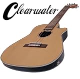 [Free shipping] NEW CLEARWATER ROUNDBACK ELECTRO BARITONE UKE UKULELE ucw7b