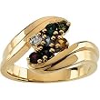 14K Yellow or White Gold Mother's Ring - 7 Stone