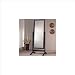 Coaster Rectangular Grand Cheval Mirror in Black