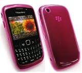 Accessory Master- Rose Housse étui en GEL silicone pour Blackberry 8520