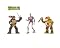 Teenage Mutant Ninja Turtles 3-Pack Basic Figure Bundle (Michelangelo/Raphael/Kraang)