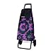 ROLSER SHOPPING CART MOUNTAIN Flor 《Lila/Negro》 ロルサー ショッピングカート