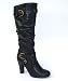 Garage Shoes - Brooklyn - Women's Calf Length Boot - Black Size 7 UK