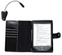 NAVITECH - Housse � rabat en cuir bycast noir & Liseuse/ lampe de lecture avec clip de fixation pour le nouveau Kindle, plus l�ger et petit, Wi-Fi, 6 pouces E Ink Amazon 4G Version E-reader tablette (lancement Octobre 2011)