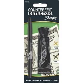 Sharpie Counterfeit Detector Marker, 1 Marker with Coil (1778882)