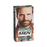 Just for Men Brush-In Color Gel for Mustache & Beard, Dark Brown M-45, 1 kit, (Pack of 3) ~ Just for Men