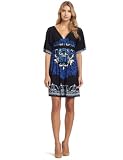 London Times Women's Tie Waist Dress
