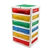 IRIS LEGO 6-Case Workstation and Storage Unit with 2 Base Plates