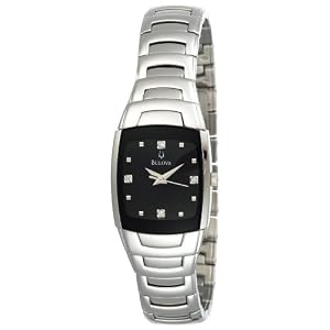 Bulova Ladies 96P15 Diamond Watch
