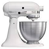Kitchenaid 5K45SSEWH S�rie "Classic" Robot Mixer Multifonctions Blancpar Kitchenaid