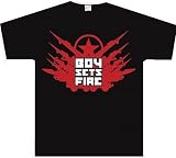 BOY SETS FIRE - Guns - Black T-shirt - BOYSETSFIRE