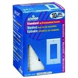Leviton M02-80401-WMP 10 Pack Decora Wallplates, White